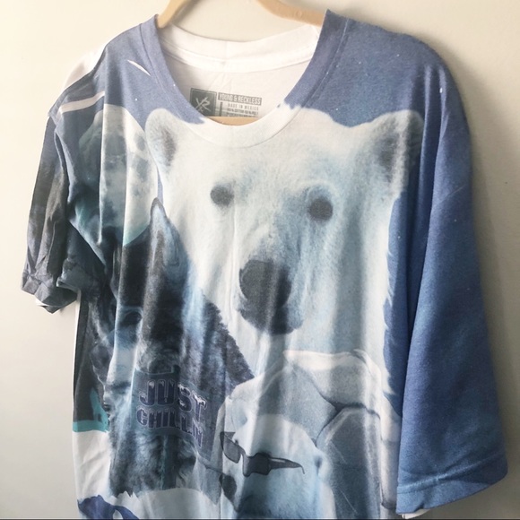 NEW Young & Reckless Polar Bear T Shirt Size Large NWT - Picture 2 of 6